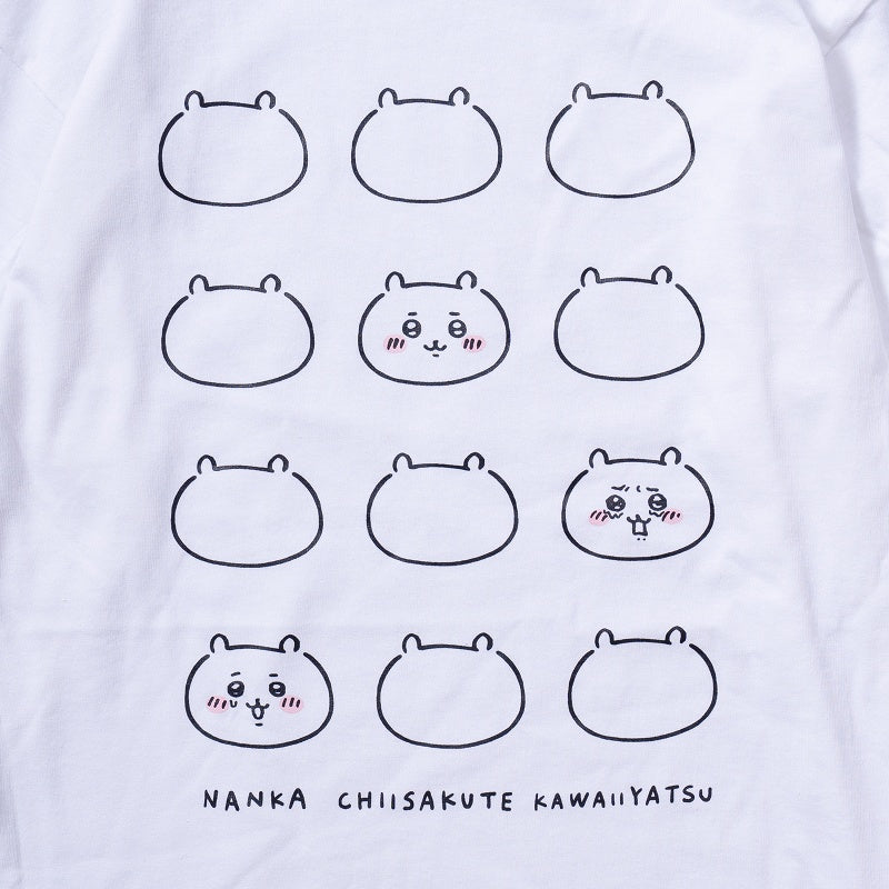 ちいかわ FACE L/S Tシャツ ホワイト