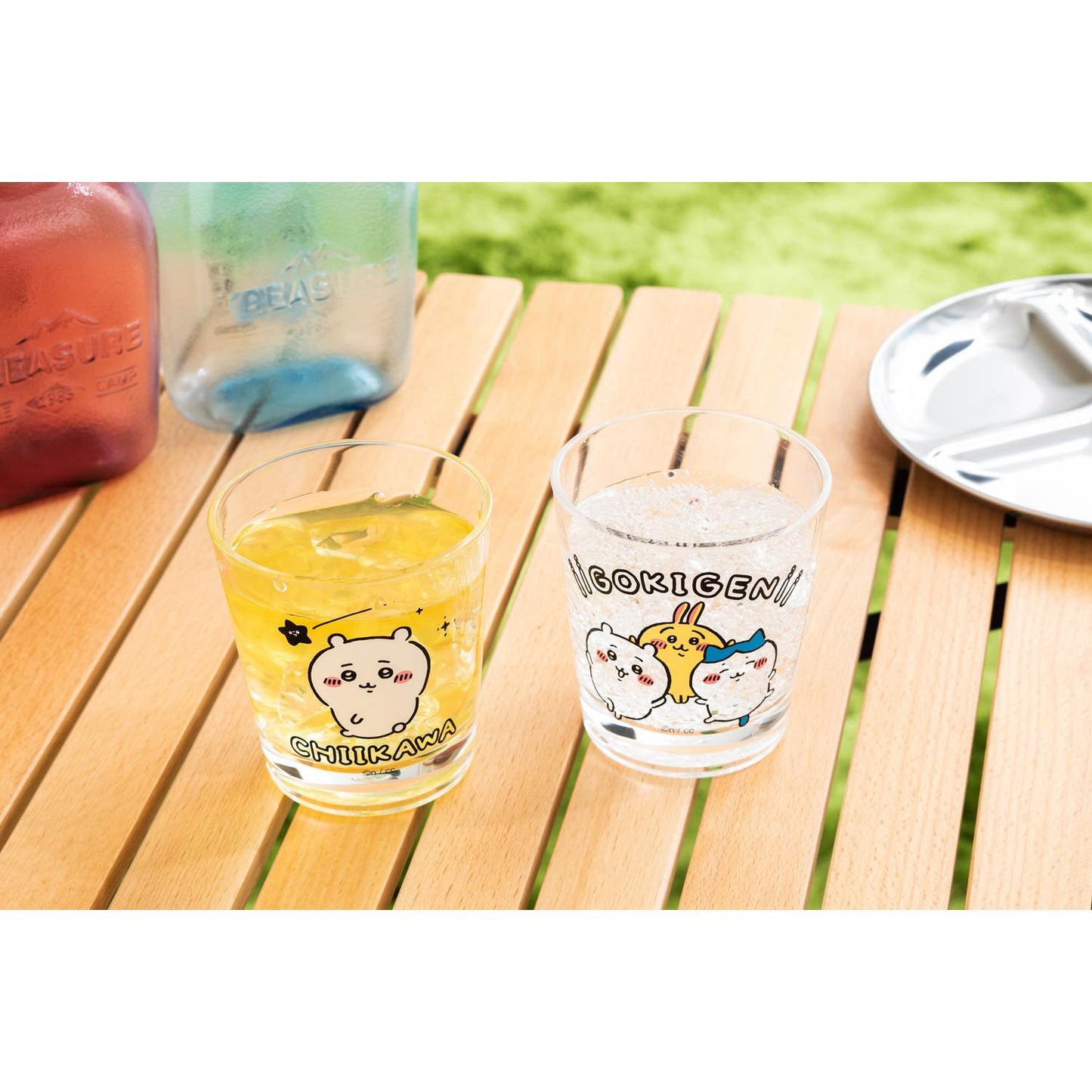 Chiikawa Go Camping! Shatterproof Glass (Chiikawa)