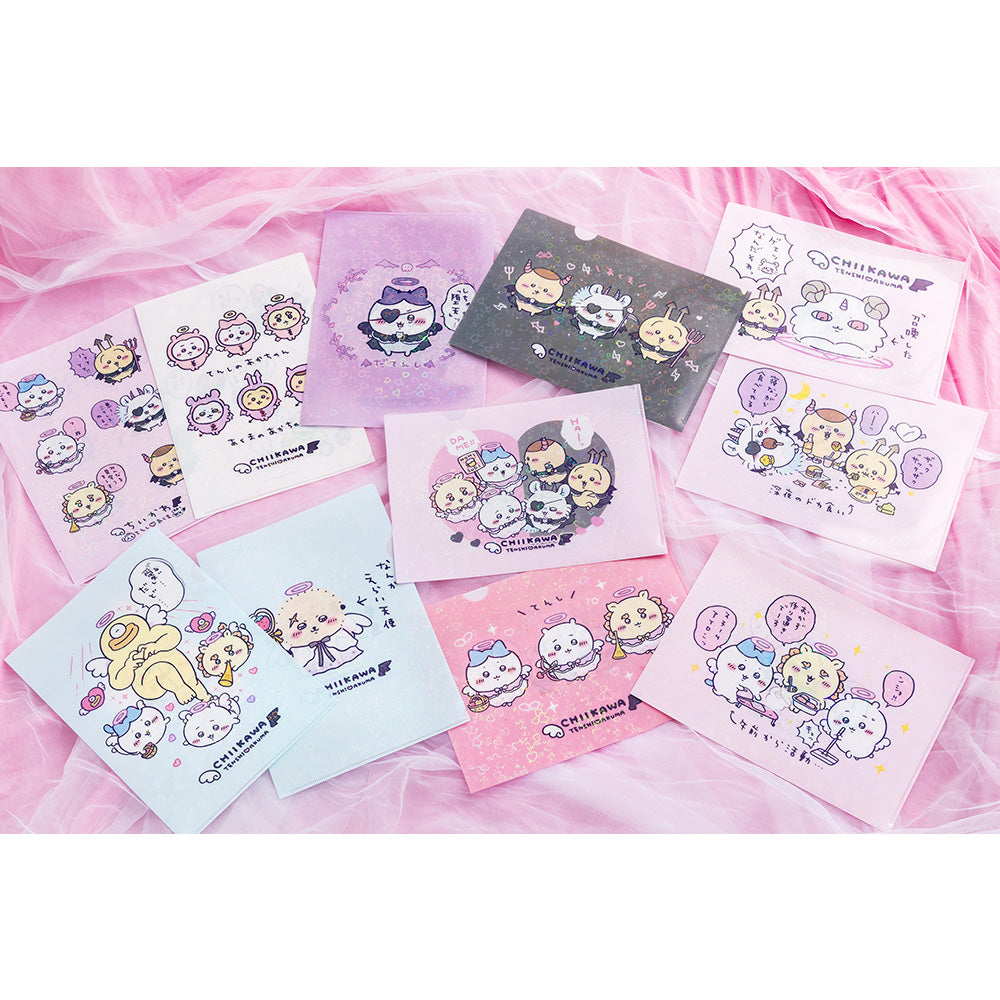 ちいかわ てんし♡あくま ホログラムA4クリアファイル(ハート)