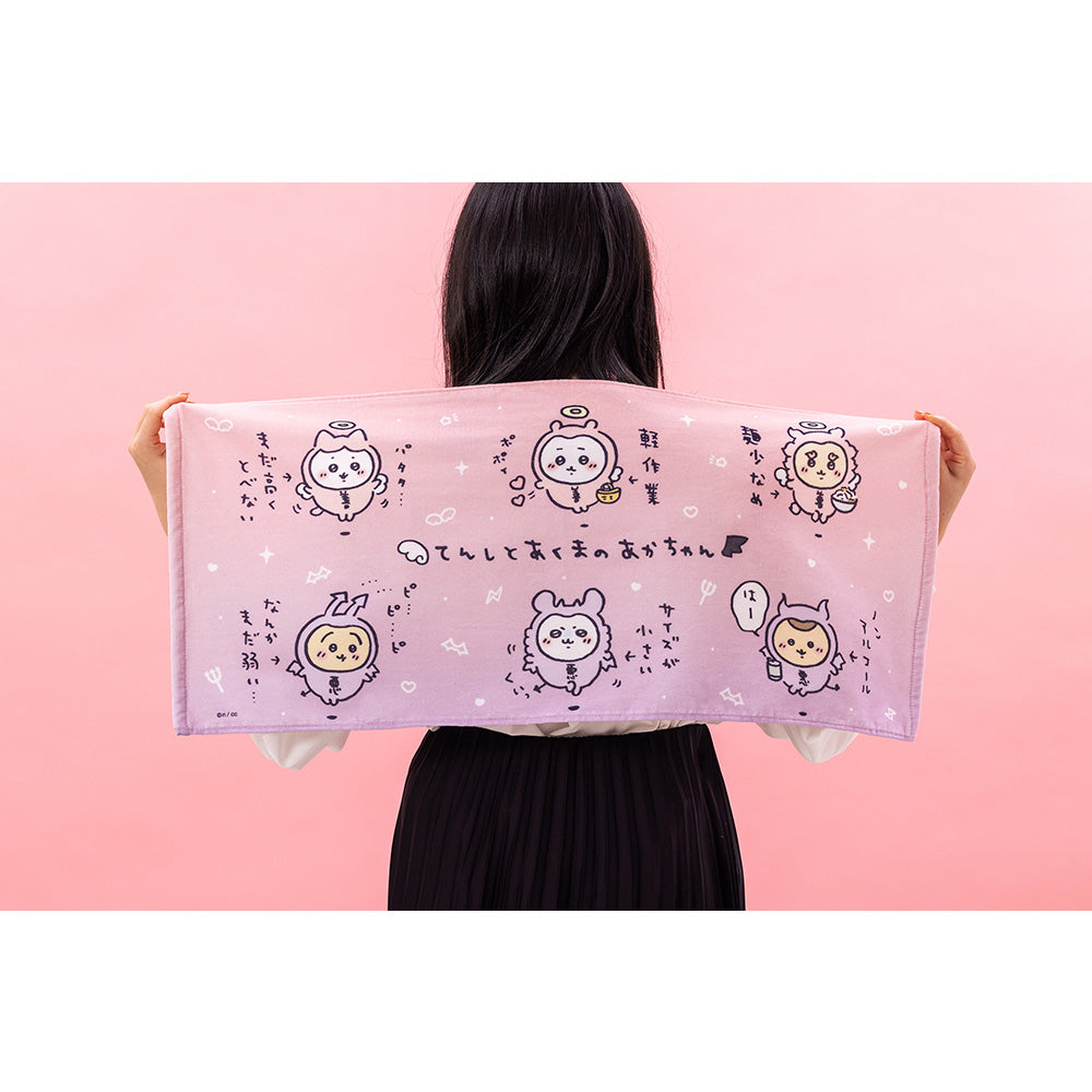 ちいかわ てんし♡あくま フェイスタオル(あかちゃんたち)