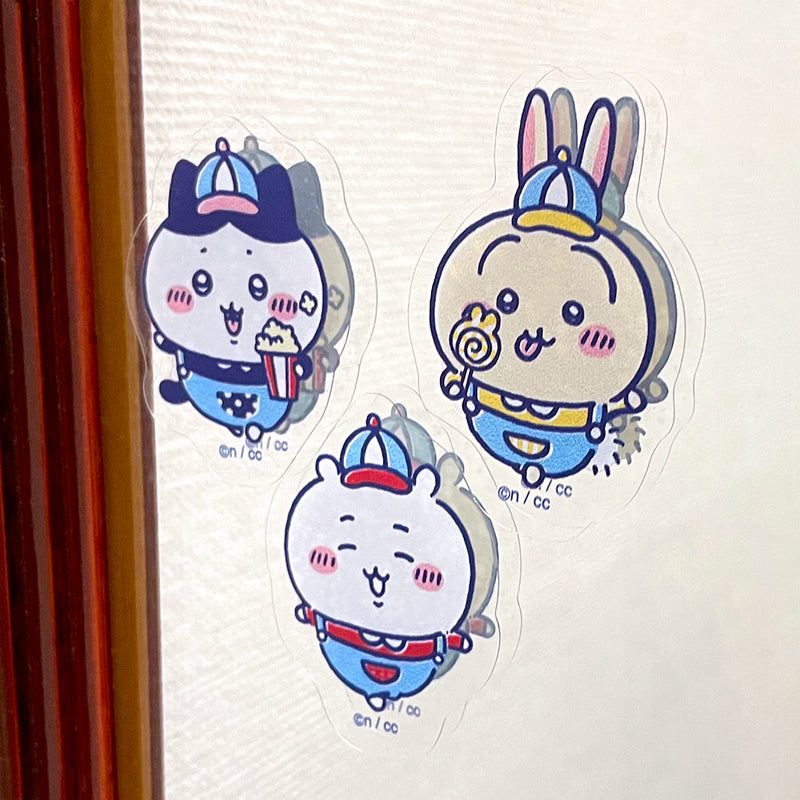 Chiikawa Exciting Amusement Park Die-cut Glass Sheet A9 (Usagi Main)