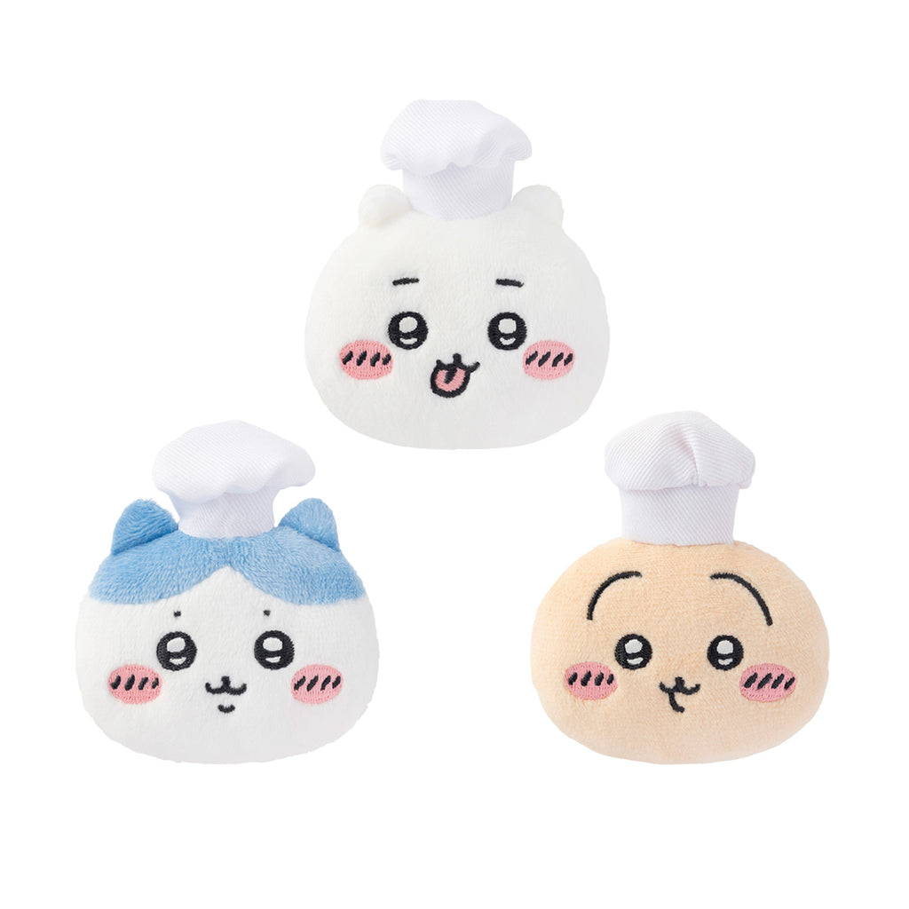 Chikakawachi Ikawa Restaurant Cock -san Plush Mio Mio Badge 3 pieces