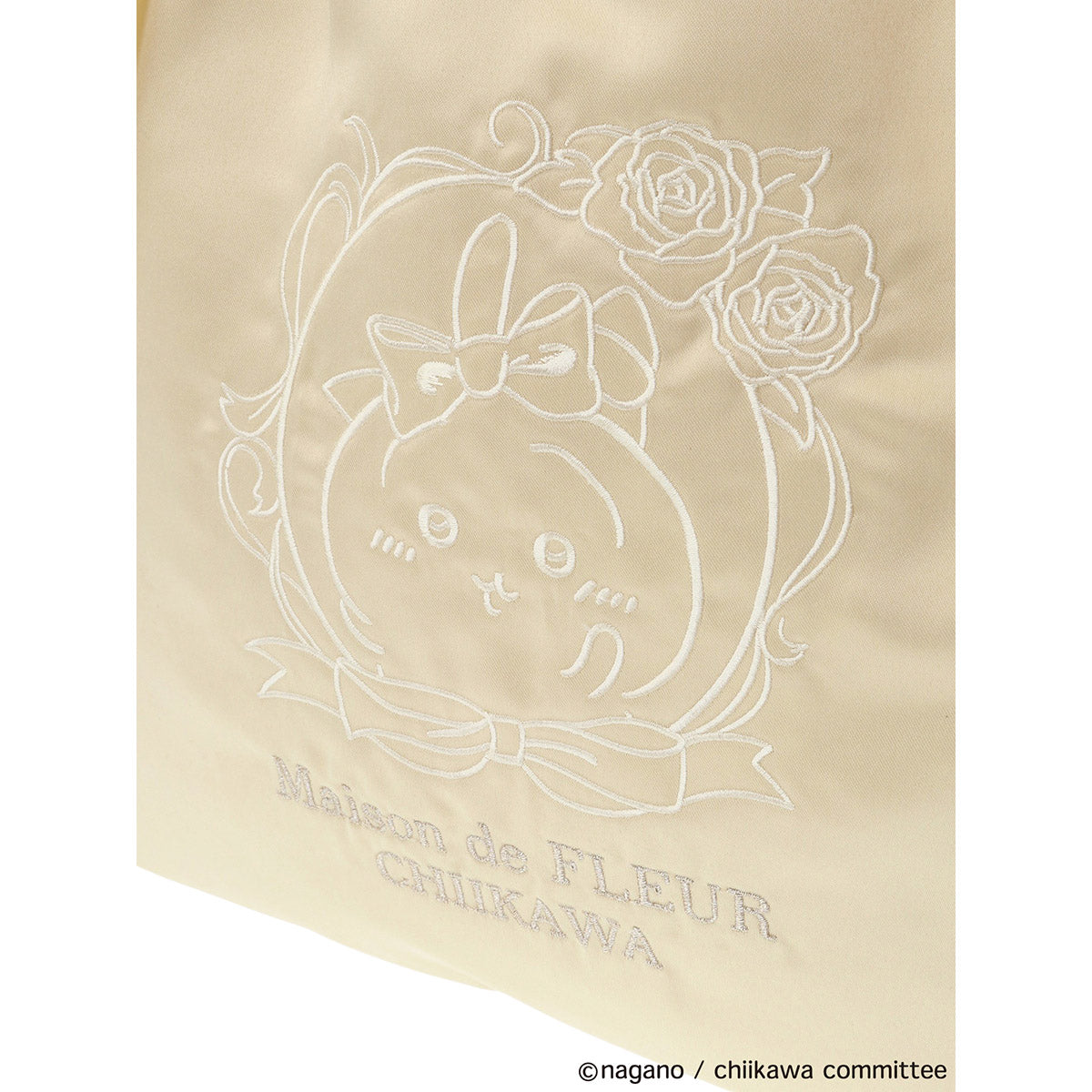 【预订】吉伊卡哇 Maison de FLEUR 刺绣双蝴蝶结托特包（乌萨奇）【2025年3月中旬起依次发货（若延期发货也不可取消）】【不可与普通商品同时购买、不可指定配送日期】【不参与促销活动】