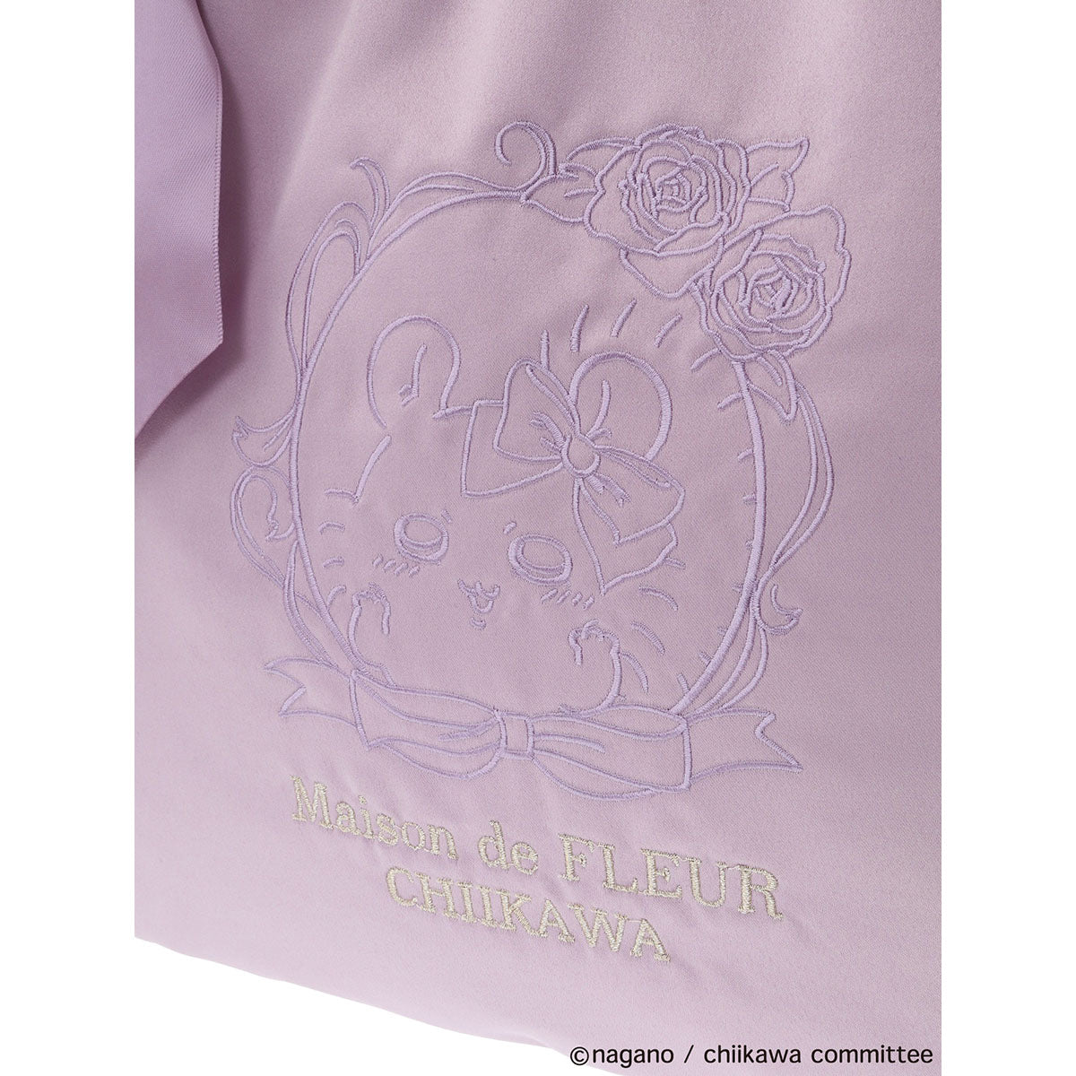 【预订】吉伊卡哇 Maison de FLEUR 刺绣双蝴蝶结托特包（飞鼠）【2025年3月中旬起依次发货（若延期发货也不可取消）】【不可与普通商品同时购买、不可指定配送日期】【不参与促销活动】