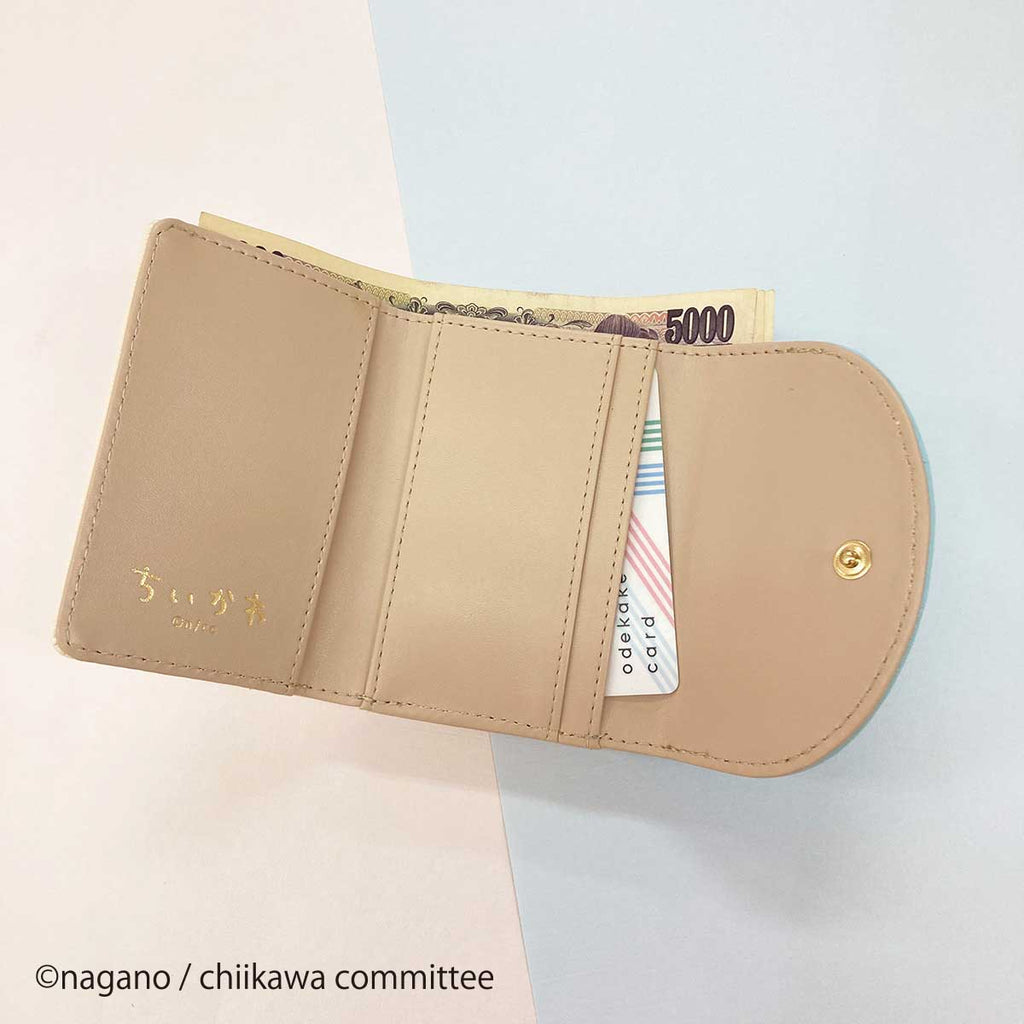 Chiikawa Badge Bullet Wallet (Hachiware)