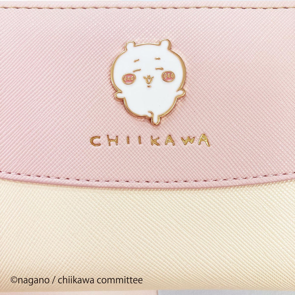 Chiikawa Badge Round Long Wallet (Chiikawa)