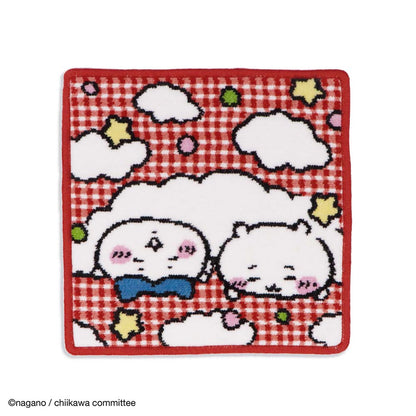 吉伊卡哇 雪尼尔绒毛巾手帕（滚滚 红色）