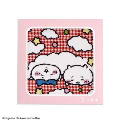 吉伊卡哇 雪尼尔绒毛巾手帕（滚滚 红色）