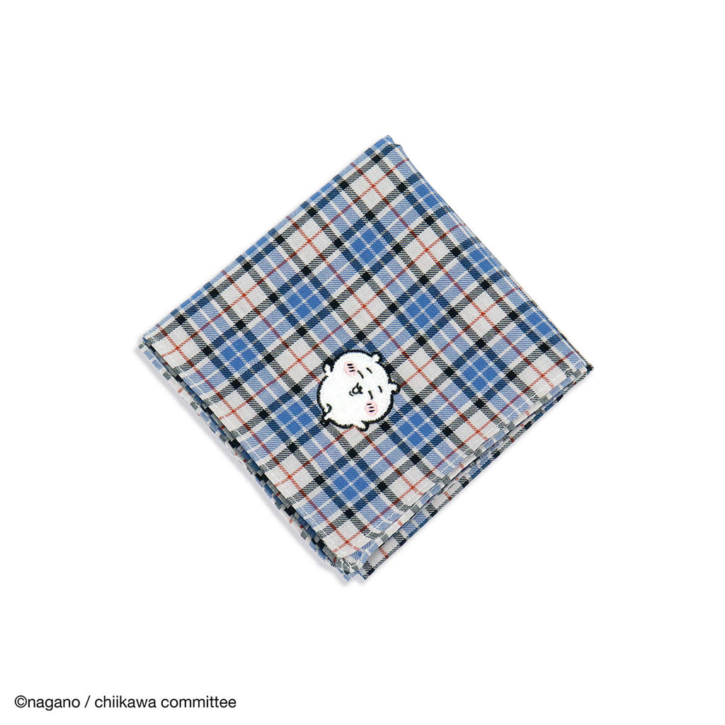 Chikawa Fabric Handkerchief (Tartan Check B Beige)