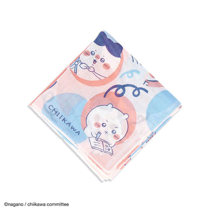 ちいかわ ハンカチ（ドット ピンク）