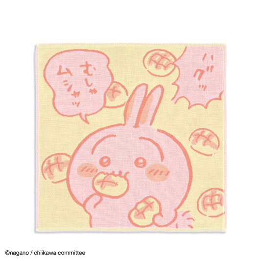 ちいかわ ガーゼウォッシュタオル（シーン イエロー）