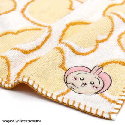 Chiikawa Towel Handkerchief (Heart Yellow)