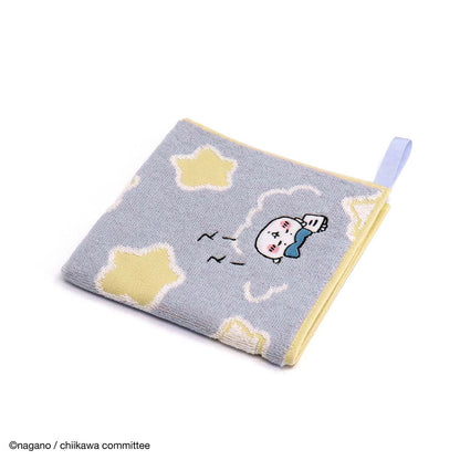 ちいかわ ループ付きウォッシュタオル（すやぁ ブルー）
