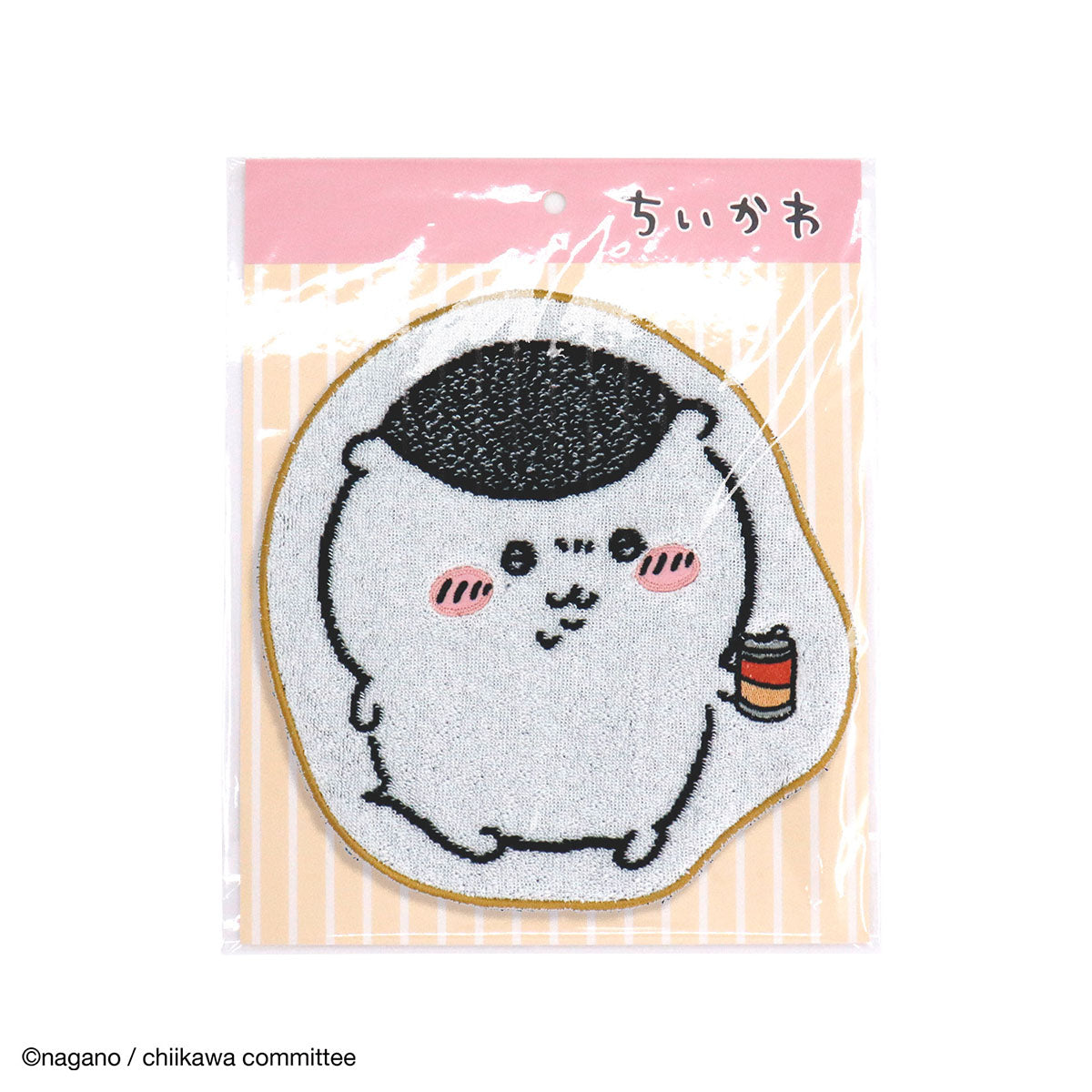 ちいかわ ダイカットタオルハンカチ（ブラウン）
