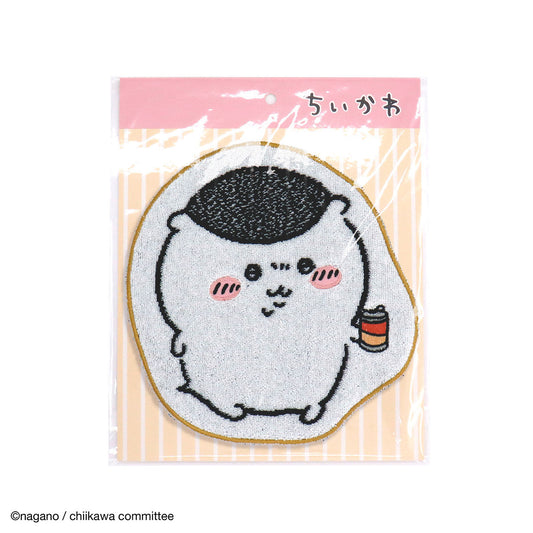 ちいかわ ダイカットタオルハンカチ（ブラウン）