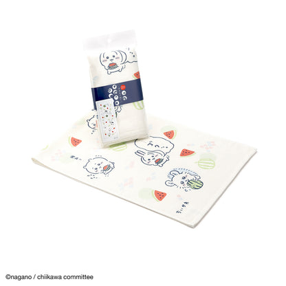 ちいかわ 手ぬぐいタオル（スイカの季節）