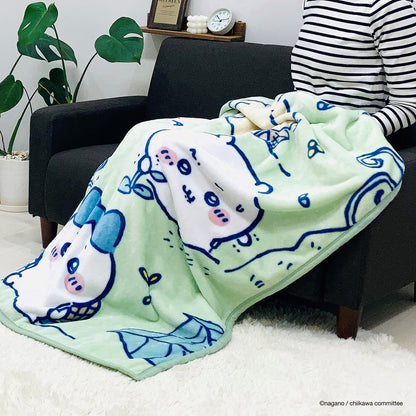 吉伊卡哇 青少年尺寸毛毯（冒險）