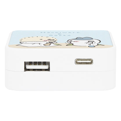 치이카와 USB/USB Type-C AC 어댑터 (하치와레 & 랏코)