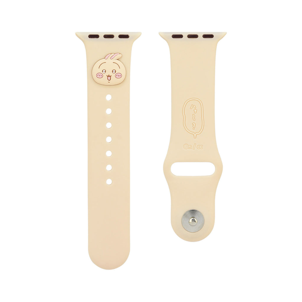 Chiikawa Apple Watch 41/40/38mm compatible silicon band (rabbit)