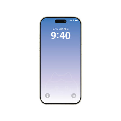 ちいかわ iPhone 16Pro対応 ガラススクリーンプロテクター（ハチワレ）