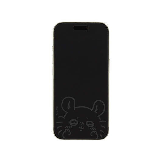 Chiikawa Glass Screen Protector for iPhone 16Pro (Momonga)