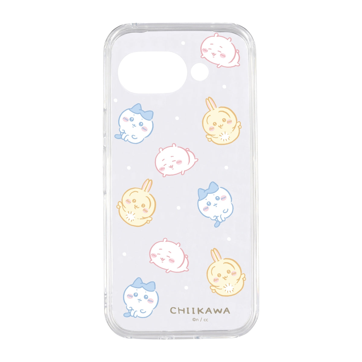 치이카와 Google Pixel 9a 호환 클리어 케이스 (총무늬)