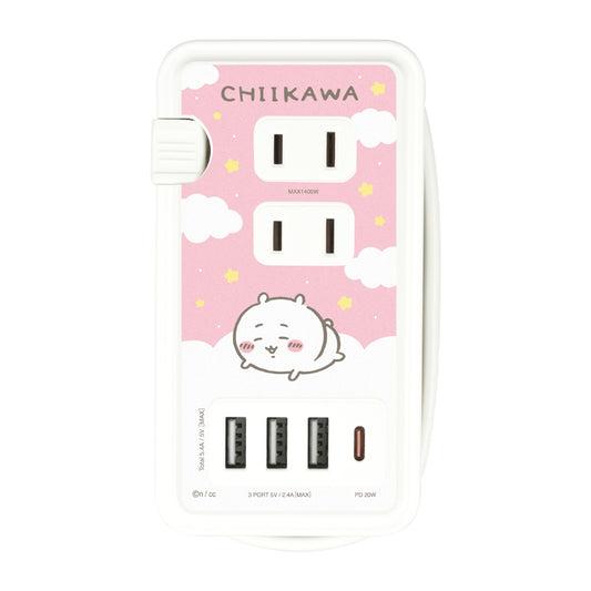 치이카와 USB/Type-C 포함 AC탭 (치이카와)