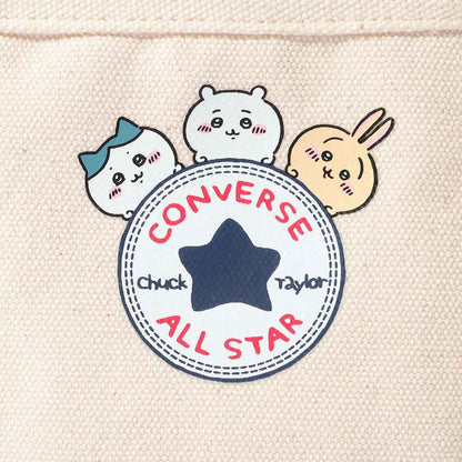 吉伊卡哇×Converse 小號帆布手提袋（藍灰色）