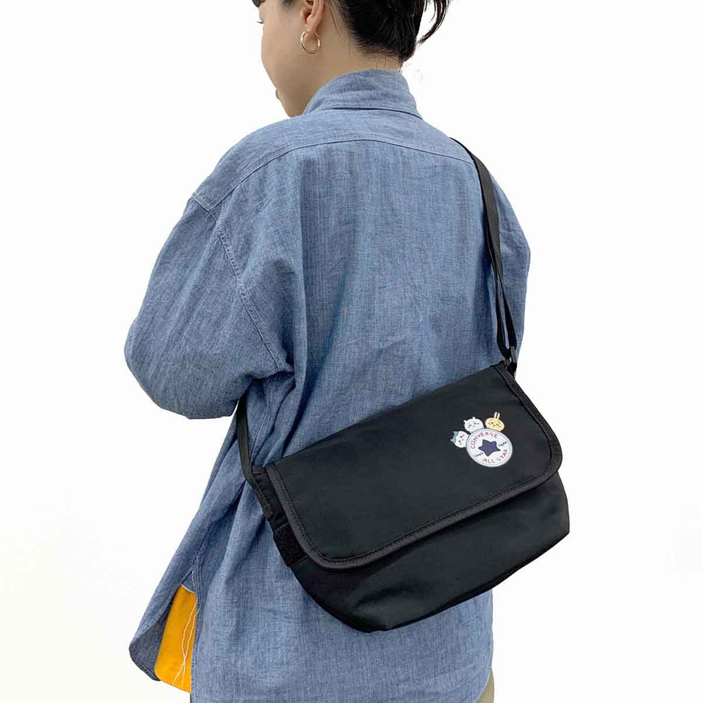 Chikawa x converse messenger bag (검은 색)