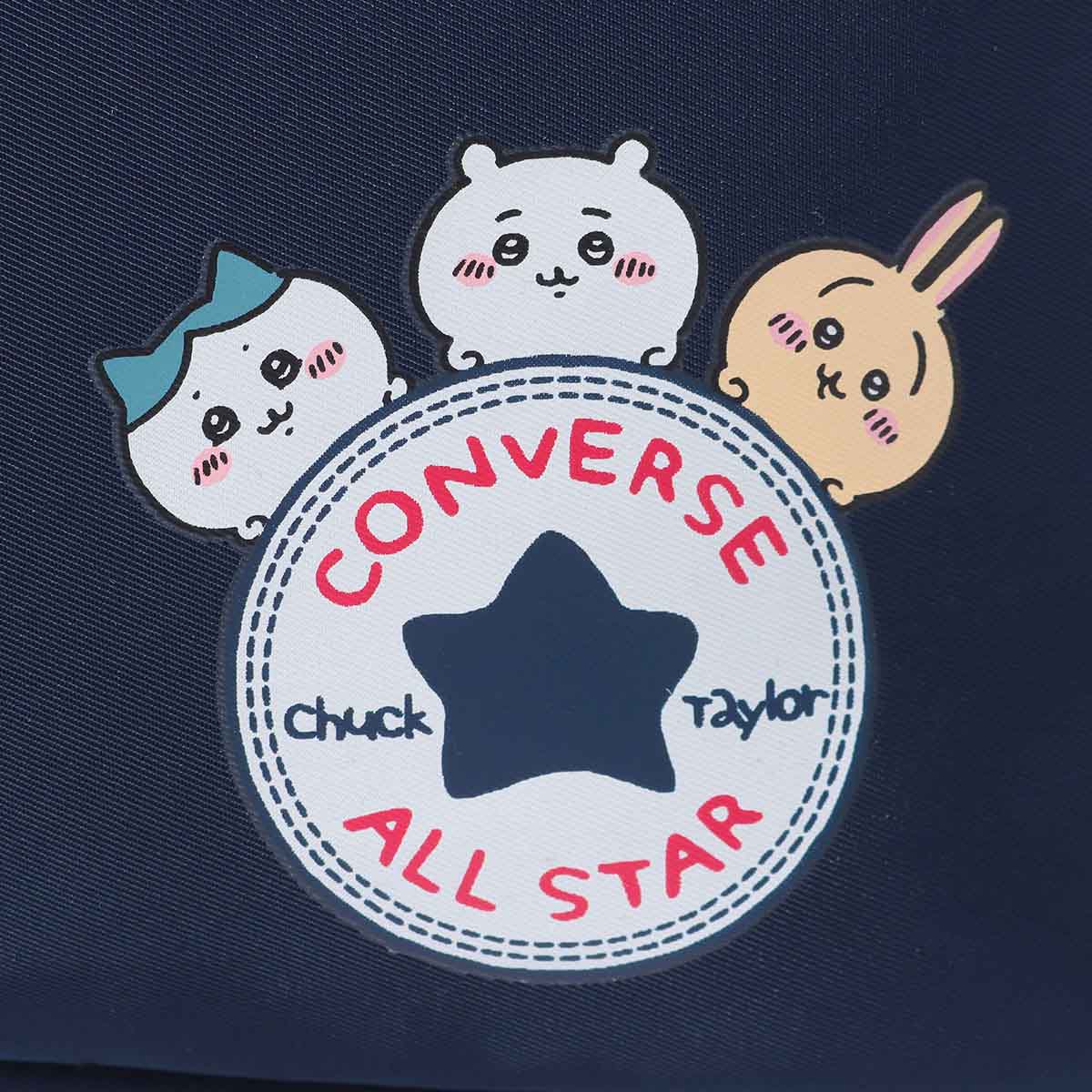 吉伊卡哇×Converse 手機側背包（深藍色）