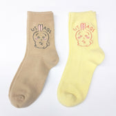 Chiikawa Room socks 2P set (Usagi Yellow beige) For ladies