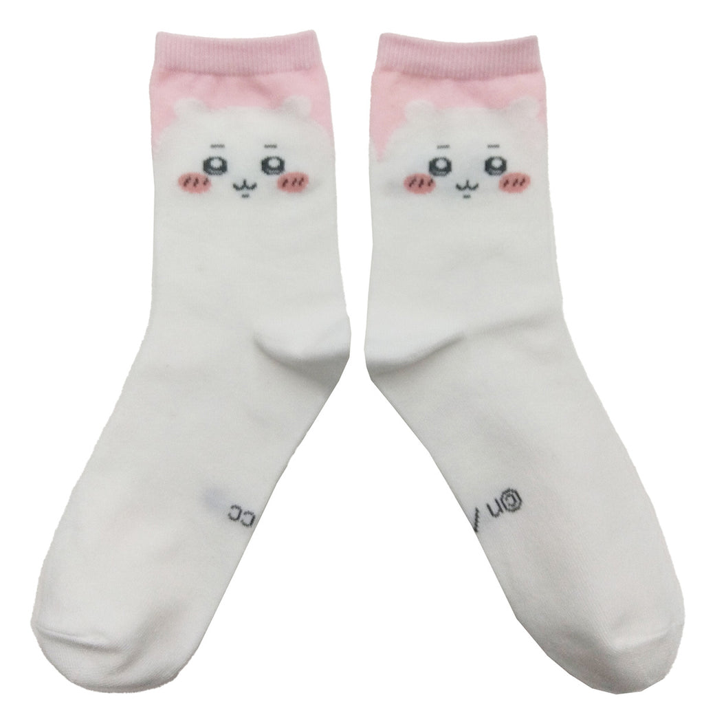 Chikawa Crew Socks (Chiikawa Face) For Ladies