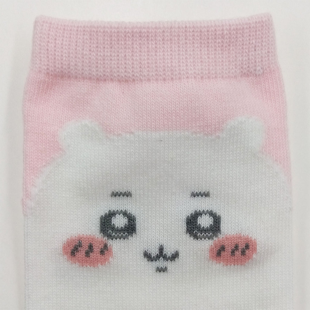 Chikawa Crew Socks (Chiikawa Face) For Ladies