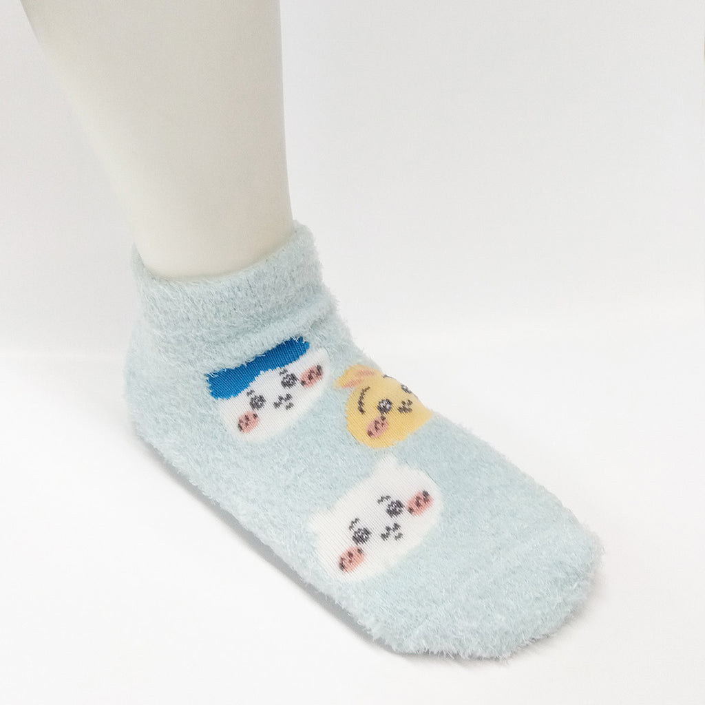 Chikawamoko Sneakers Length Socks (Oka Mint) For Kids