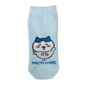 Chiikawa Fluffy moko sneaker length socks (Hachiware Saxophone) For ladies