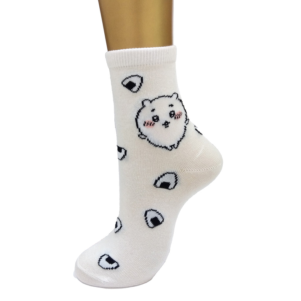 Chikawa Crew Socks（Onigiri）女士