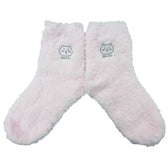 Chiikawa Mokomoko crew socks (Chiikawa Pink) For ladies