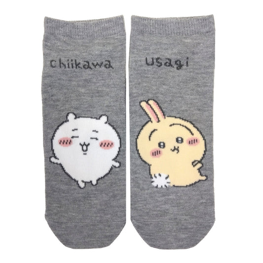 ちいかわ スニーカー丈ソックス（ちいかわうさぎ左右）メンズ用