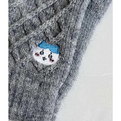 치이카와 스마트폰 대응 케이블 장갑 (하치와레 얼굴)