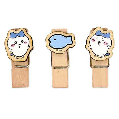 치이카와 우드 클립 (하치와레)