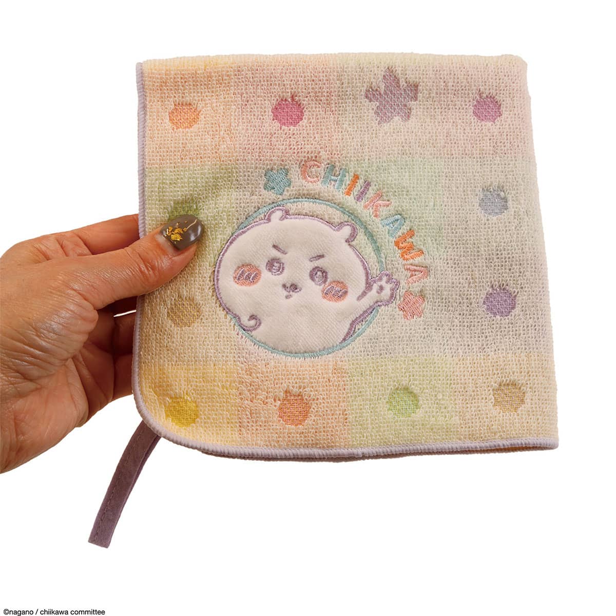 Chiikawa Loop Towel (Pastel Dot Shower)