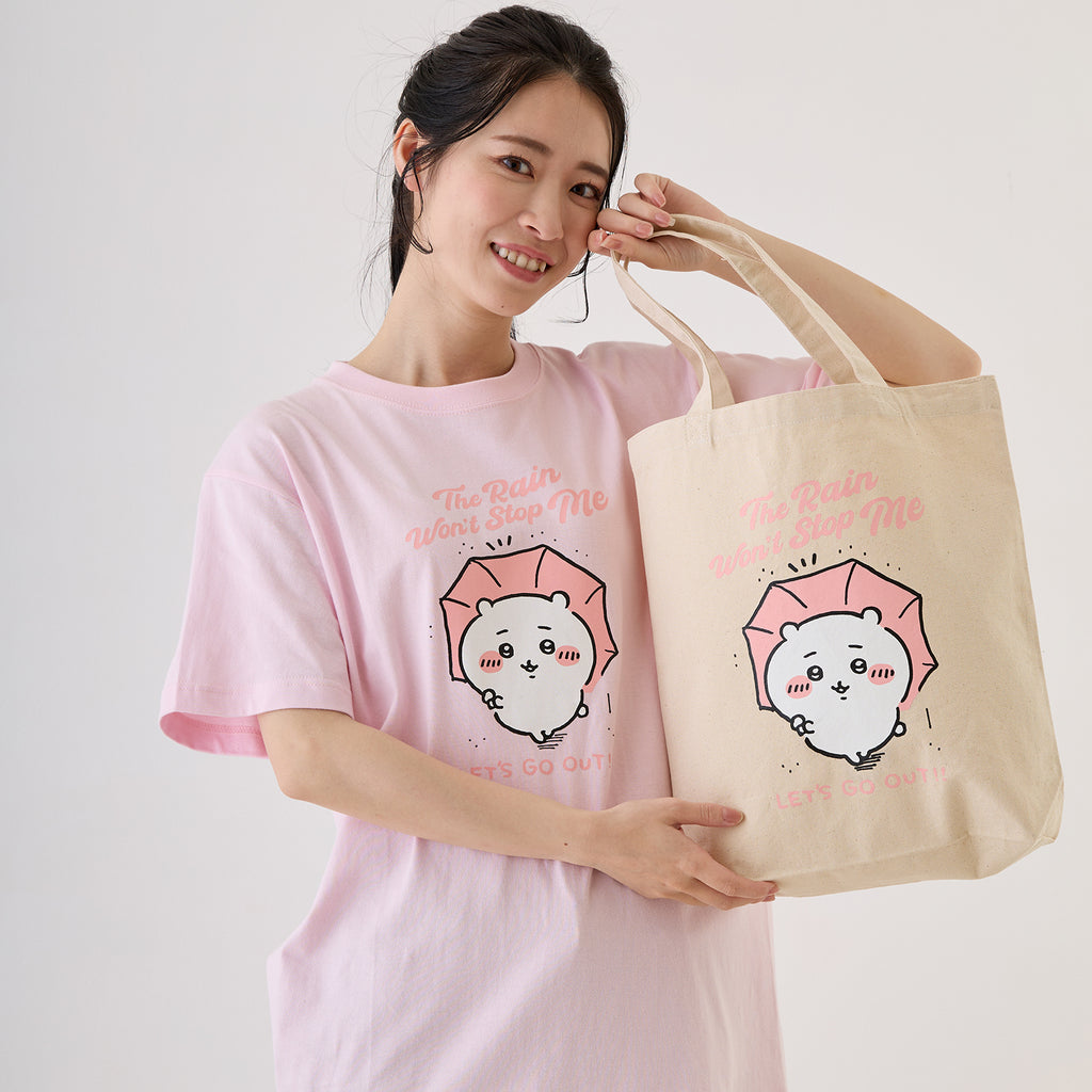 I'm looking forward to going out! Tote bag Chikawa and umbrella natural