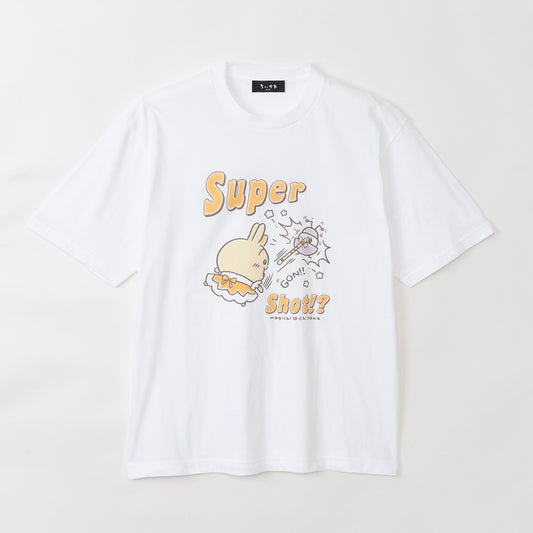Chiikawa Super Magical Chiikawa Big T-shirt Super Shot!? White