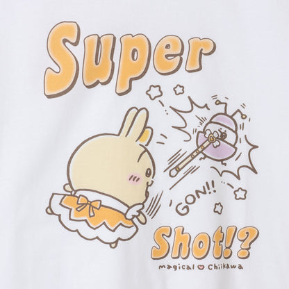 치이카와 초매지컬 치이카와 빅T셔츠 Super Shot!? 화이트
