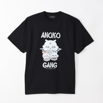 ちいかわ 超まじかるちいかわ Tシャツ ANOKO GANG ブラック