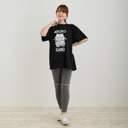 ちいかわ 超まじかるちいかわ Tシャツ ANOKO GANG ブラック