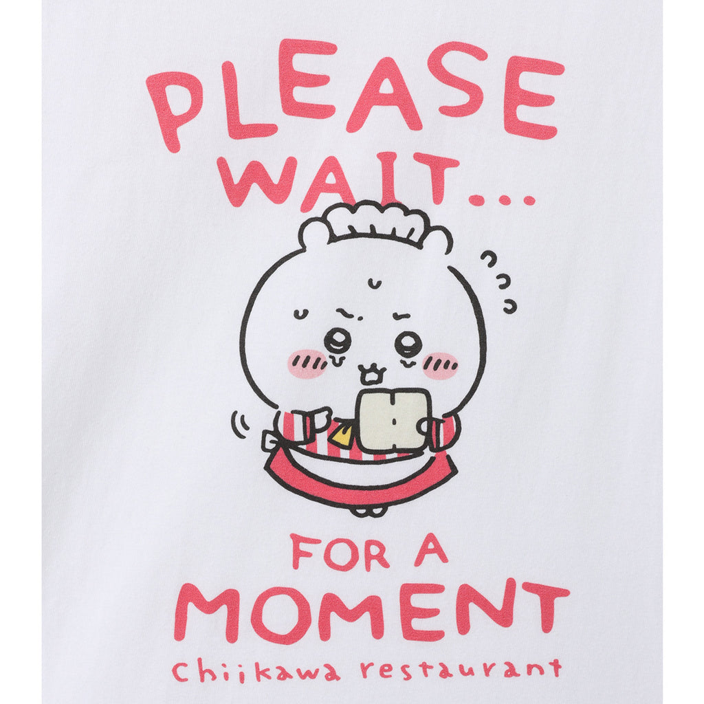 Chikakawachi Ikawa Restaurant T -shirt Chikawa White