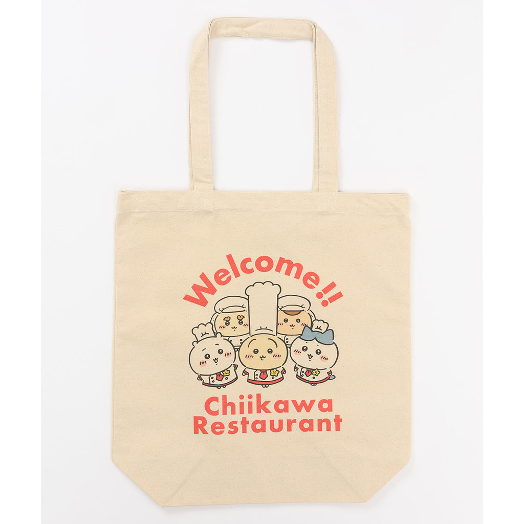 Chikakawachi Ikawa Restaurant Tote Bag Welcome Natural