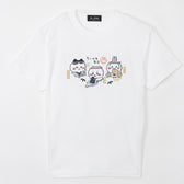 Chikakawachi Ikawa Sushi T -shirt Wasabi/Souyu/Gari White