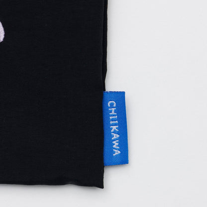 Chiikawa Embroidered ToteBag MomongaHeart Black (with embroideryKey ring) 